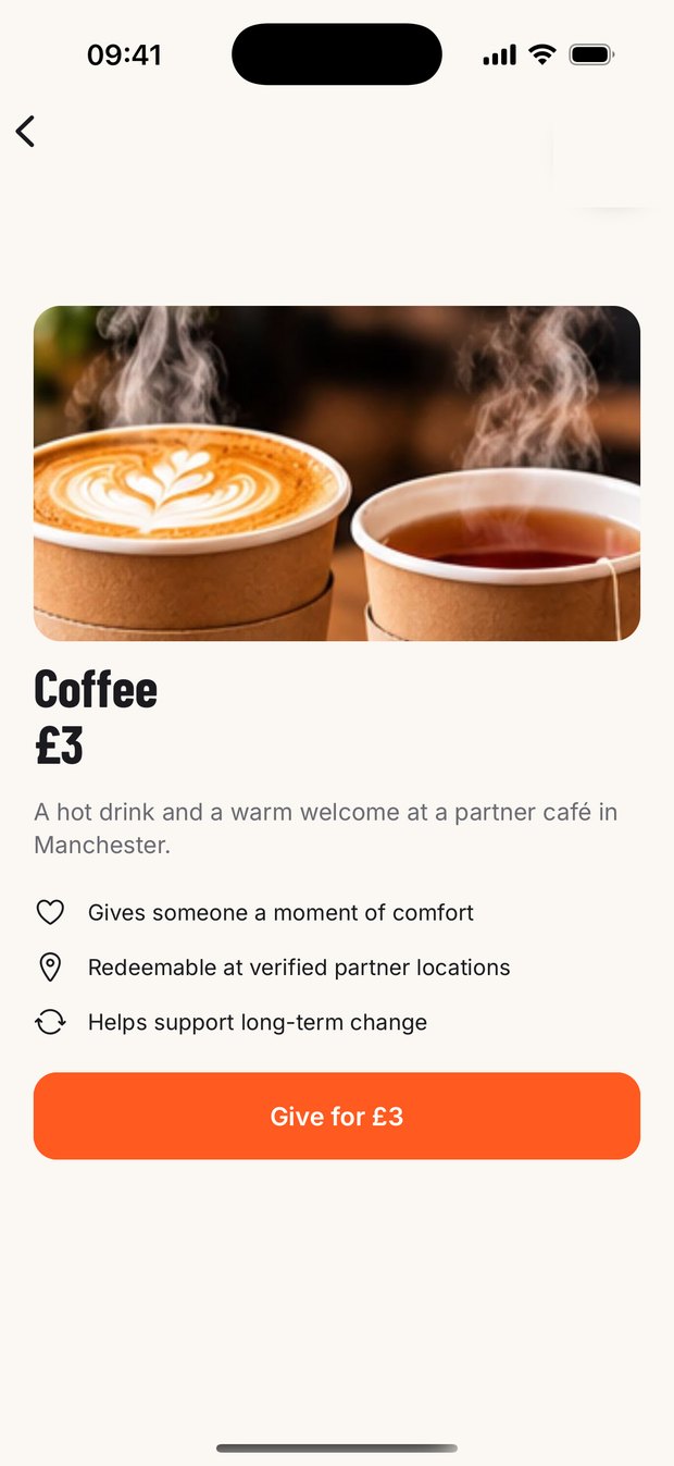StandUP app: the Coffee gift for £3